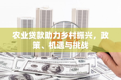 色达农业贷款助力乡村振兴，政策、机遇与挑战