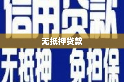 色达无抵押贷款