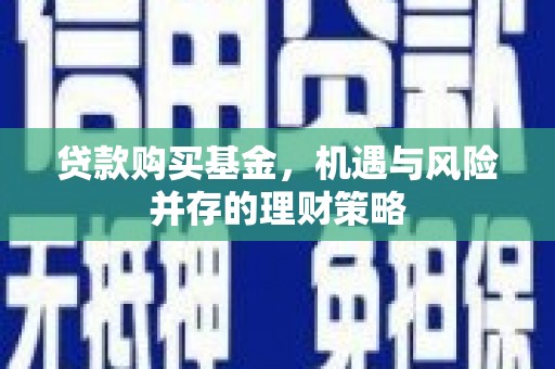 色达贷款购买基金，机遇与风险并存的理财策略
