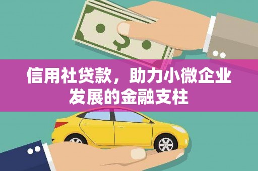 色达信用社贷款，助力小微企业发展的金融支柱