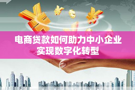 色达电商贷款如何助力中小企业实现数字化转型