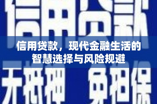 色达信用贷款，现代金融生活的智慧选择与风险规避