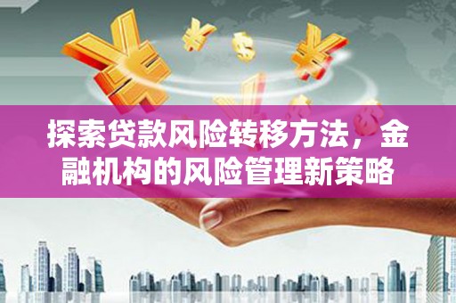 色达探索贷款风险转移方法，金融机构的风险管理新策略
