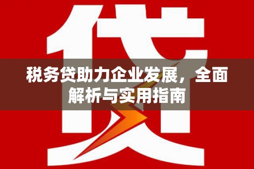 色达税务贷助力企业发展，全面解析与实用指南