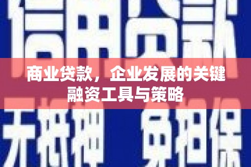 色达商业贷款，企业发展的关键融资工具与策略
