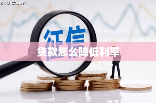 色达贷款怎么降低利率