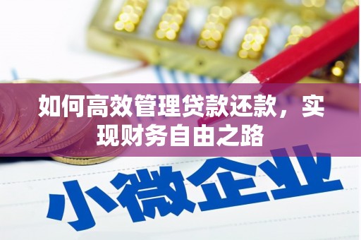 色达如何高效管理贷款还款，实现财务自由之路