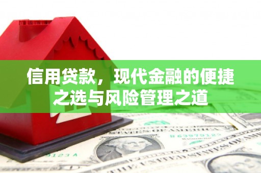 色达信用贷款，现代金融的便捷之选与风险管理之道