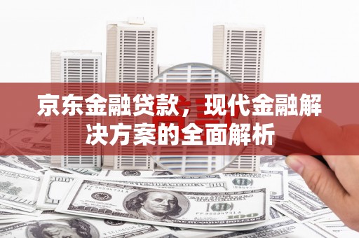 色达京东金融贷款，现代金融解决方案的全面解析