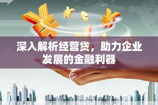 色达深入解析经营贷，助力企业发展的金融利器