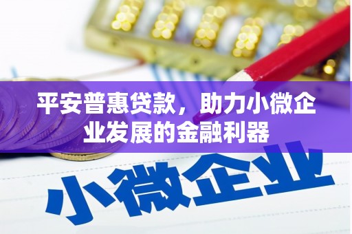 色达平安普惠贷款，助力小微企业发展的金融利器