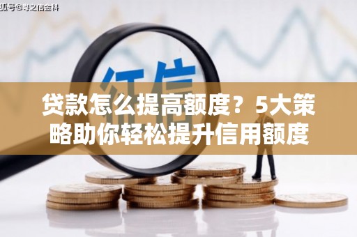 色达贷款怎么提高额度？5大策略助你轻松提升信用额度