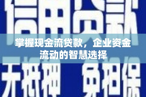 色达掌握现金流贷款，企业资金流动的智慧选择