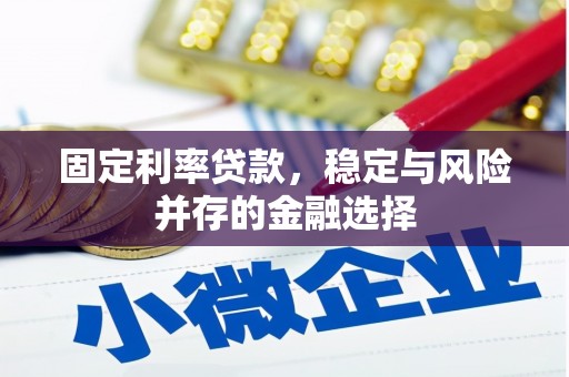 色达固定利率贷款，稳定与风险并存的金融选择