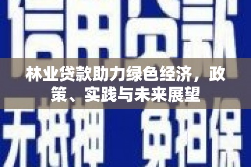 色达林业贷款助力绿色经济，政策、实践与未来展望