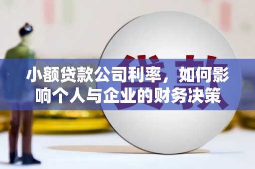色达小额贷款公司利率，如何影响个人与企业的财务决策