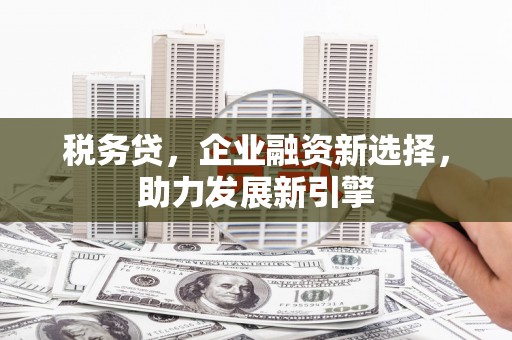 色达税务贷，企业融资新选择，助力发展新引擎