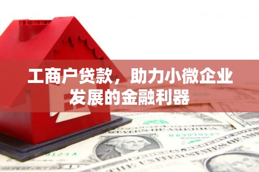 色达工商户贷款，助力小微企业发展的金融利器