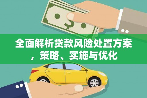 色达全面解析贷款风险处置方案，策略、实施与优化