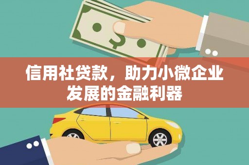 色达信用社贷款，助力小微企业发展的金融利器