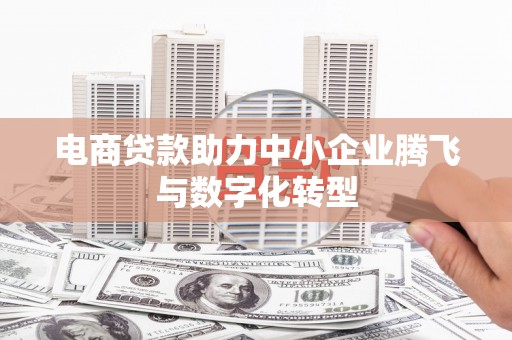 色达电商贷款助力中小企业腾飞与数字化转型