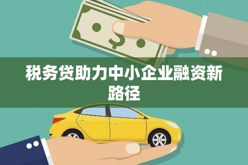 色达税务贷助力中小企业融资新路径