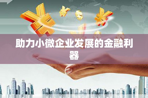 色达助力小微企业发展的金融利器